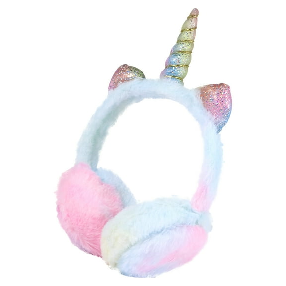 TEHAUX Unicorn Earmuffs Winter for Girls Kids Cute Accessories Gifts