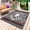 Red Gray, variant on Sage Green Boho Outdoor Rug 6x9 Ft - Reversible Patio Rug Outdoor Camping Rugs, American Native Southwest Abstract Art Washable Indoor Outdoor Area Rugs, Non-Slip Outdoor Carpet Runner for Deck/Porch