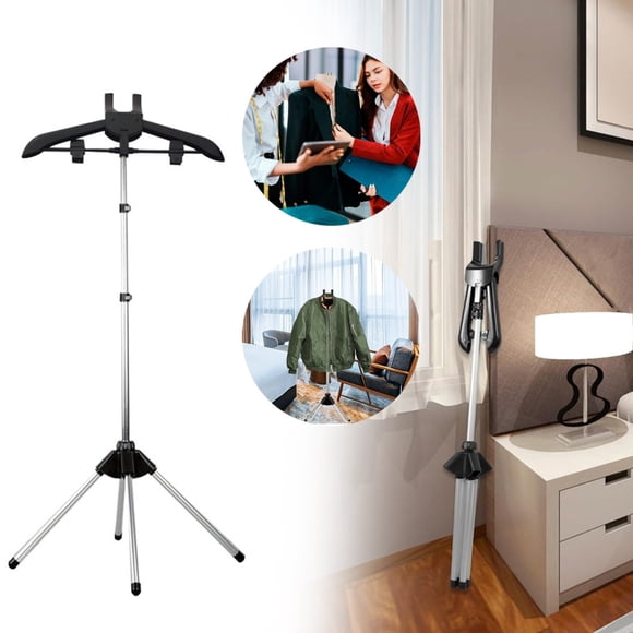 Cxui Clothes Holder | Foldable Extendable Steam Garment Rack - Space-Saving Closet Organizer for Home & Travel, Compact Modern Design, Steamer Stand Folding Telescopic