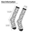 thumbnail image 2 of Naloa Hand Drawn Snake Thigh High Socks Extra Long Stretchy Sock Women Over Knee High Opaque Stocking Daily Wear, 2 of 6