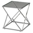 thumbnail image 1 of nspire 501-942 Geo Accent Table, Chrome, 1 of 1