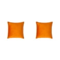 thumbnail image 2 of Inteprter Funda Cojín Asiento Funda Cojín Decorativo Naranja Naranja 50x50cm 2piezas, 2 of 6
