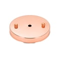 thumbnail image 4 of Uxcell 120mm 4.7inch Light Canopy Kit Ceiling Pendant Plate Rose Gold 2 Pack, 4 of 5