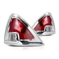 thumbnail image 4 of For Ford Fusion 2006 2007 2008 2009 Tail Light Driver and Passenger Side | Pair | CAPA | Clear & Red Lens | Replacement For FO2818123, FO2819113 | 6E5Z13405B, 6E5Z13404B, 4 of 8