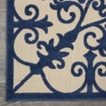 thumbnail image 4 of Nourison Aloha Indoor/Outdoor Navy 7'10" x 10'6" Area Rug, (8x11), 4 of 9
