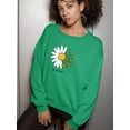 thumbnail image 2 of Find Your Soul Daisy Sweatshirt Women -Image by Shutterstock, Female 3X-Large, 2 of 4