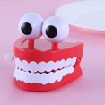 thumbnail image 3 of CHOK 2 Pcs Big White Teeth Wind Up Toy Childrens Toys Desktop Eyes Decompression Funny Clockwork, 3 of 6