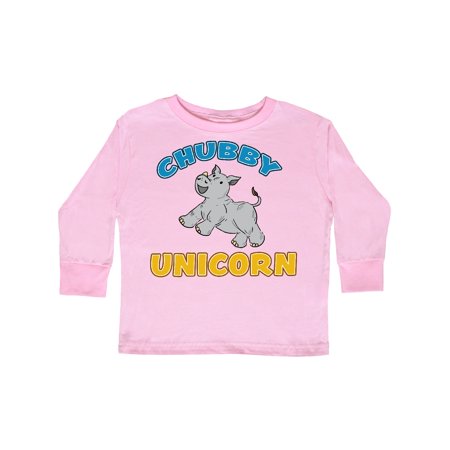 

Inktastic Chubby Unicorn-Baby Rhino Gift Toddler Boy or Toddler Girl Long Sleeve T-Shirt