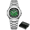 Green, variant on Elegant Men's Luxury Classic Business Calendar Luminous Hands Waterproof Quartz Watch