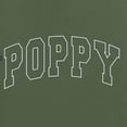 thumbnail image 6 of Wild Bobby POPPY Varsity Letters Unisex Hoodie Sweatshirt, 6 of 6