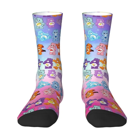 Care Bears Novelty Crew Socks Casual Socks Mid Calf Socks For Women Men