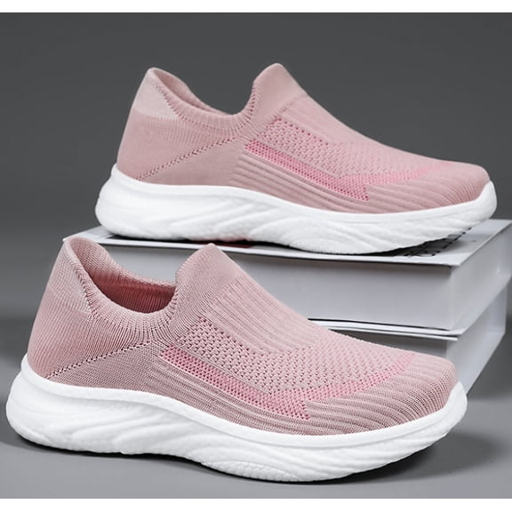 Women's Slip on Walking Shoes Hands Free Anti-slip Lightweight Gym Workout Casual Comfort Breathable Running Tennis Fashion Sneakers