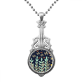thumbnail image 1 of Leaf Branch flor planta pintura Colgante Joyería Música Guitarra Torque Star Moon Unbranded M, 1 of 3