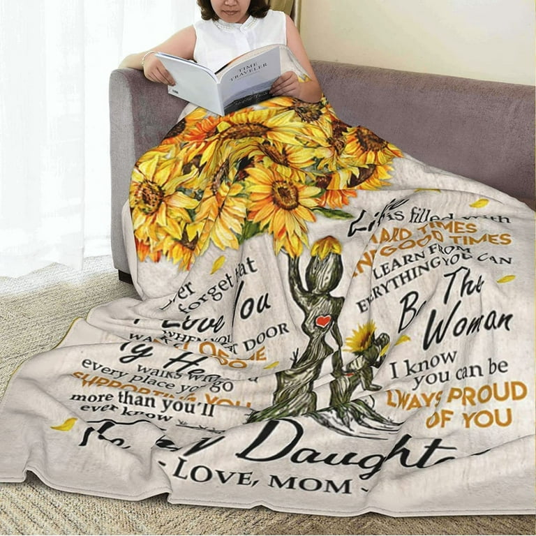 Go Ask Your Dad Funny Gifts For Mom Shirts With Sayings Fleece Blanket by  Jaymee Georg - Pixels
