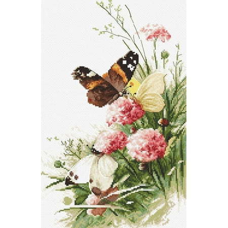 UPC: 4840746044694 | Counted Cross Stitch Kit Butterflies in the field Leti938