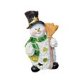 thumbnail image 2 of Figuras de muñecos de nieve con luces LED, decoraciones para la mesa navideña, adornos navideños Estilo A verde, 2 of 9