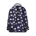 thumbnail image 3 of Elephant Print Backpack for Work - Waterproof Durable School Bookbag, Fashionable Laptop Backpack for College, Comfortable Straps, Cute Elephant Gift, 3 of 6