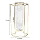 thumbnail image 4 of Glass Vase Sturdy Construction Geometric Hollow Design Iron Modern Hydroponic, 4 of 4