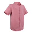 thumbnail image 4 of Camisa Simply Basic Talla M Casual Manga Corta de Cuadros Blanco con Rojo, 4 of 4
