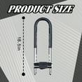 thumbnail image 2 of MELIVO Bike Lock,18.5" U Lock Bike,U Bicycle Lock Scooter Lock,3.53lb, 2 of 7