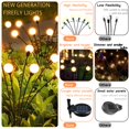 thumbnail image 2 of Luces solares de jardín OZS 48 LED (paquete de 6), impermeables para exteriores, 2 of 7