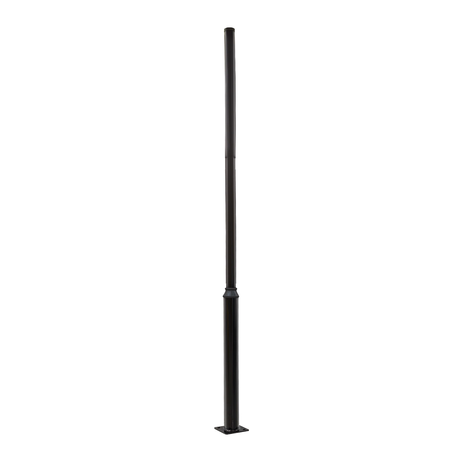 Portable Outdoor Light Pole with Foundation Frame, Heavy-Duty Street Light Pole Metal Street Lamp Post, Outdoor Street Courtyard Parking Lot Lighting Post for Street Lights, Garden Lights