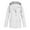 White, variant on BDPORKAS Women's Raincoats Windbreaker Rain Jacket Waterproof Lightweight Outdoor Hooded Trench Coats