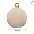 thumbnail image 4 of Giant Inflatable Velvet Christmas Balls 18/24 Inch Festival Outdoor Decorat, 4 of 7