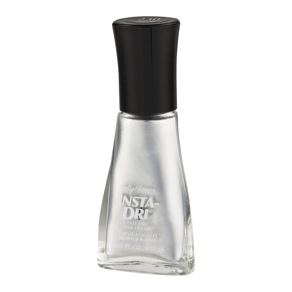 Sally Hansen Insta-Dri Nail Color, Silver Sweep, 0.31 Fl. Oz.