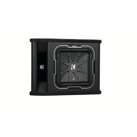 kicker q-class vl712 kicker l7 12-inch subwoofer in vented enclosure,