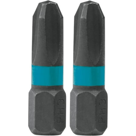 Makita A-96481 ImpactX #3 Phillips 1 inch Insert Bit, 2 per package