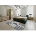 thumbnail image 4 of Ahgly Company Indoor Rectangle Patterned Gray Cloud Gray Area Rugs, 5' x 8', 4 of 6