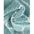 thumbnail image 4 of Unique Loom Trellis Frieze Collection Area Rug - Rounded (2' x 6' 1" Runner Light Blue/Ivory), 4 of 7