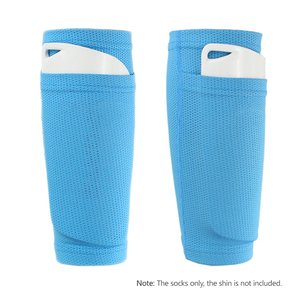 2 PCS Soccer Shin Sleeves Football Calf Socks Breathable Football