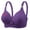 #0459-Purple, variant on Ailaofu Bra for Womens Wireless Comfort Brassiere Bras Lightly Padded Lingerie