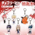 thumbnail image 5 of LLavero de motosierra de Anime para hombre, llavero acrílico de doble cara, Makima Denji Pochita Power Angel, colgante para bolso, colección de fanáticos, 5 of 5