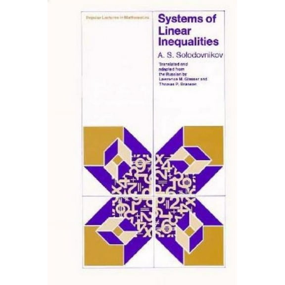 Popular Lectures in Mathematics: Systems of Linear Inequalities (Paperback)