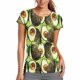thumbnail image 3 of Camisas gráficas de hojas tropicales y aguacates para hombre, ropa con estampado 3D, camisa hawaiana de playa, blusas Y2K de manga corta, ropa con solapa, 3 of 5