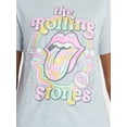 thumbnail image 4 of The Rolling Stones Women's Graphic Tee with Short Sleeves, Sizes XXS-XXL, 4 of 5