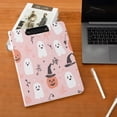 thumbnail image 5 of FORMRS A4 Clipboard Folder with Pen Holder Horizontal Foldable School Office Binder, Pink Halloween Ghosts, 5 of 9