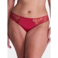 thumbnail image 2 of Joyspun Women's Microfiber and Lace Hipster Panties, 3-pack, Sizes to 3XL, 2 of 8