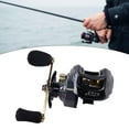 thumbnail image 5 of Miulika Baitcaster Reel Comfortable Handle 12 Level Braking System Casting Reel 7.2:1 Gear Ratio for Summer Outdoor Fishing Supplies Right Hand, 5 of 8