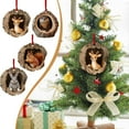 thumbnail image 5 of Yhmxh Animal Christmas Ornaments 2026, 2D Acrylic Forest Animal Christmas Ornaments, Squirrels Hanging Ornaments for Christmas Tree, Personalized Christmas Ornament Gift Ideas, 5 of 5
