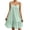 Green, variant on BRGZLK Stripe Dress for Womens Summer V-Neck Sleeveless Bohemian Beach Halter Dress Light Blue M