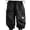 V136-Black, variant on WhouRiu Girls Casual Cargo Pants Solid Color Elastic Waist Baggy Pants Kids Comfortable Versatile Daily Trousers With Pockets,8-10 Years