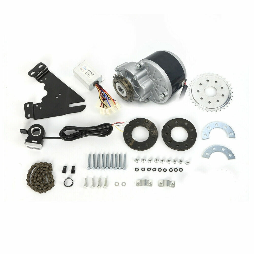 Electric Bike Drive Motor Kit 24V Left Side Mountain E-Bike Conversion Thumb Kit