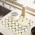thumbnail image 6 of Ryvnso Geometric Pattern Dish Drying Mat for Kitchen Countertop 18x24 Large Dish Pad Drainer Rack Dish Sink Mats, 6 of 7
