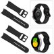 thumbnail image 4 of Correa Reloj Oficial La Misma Correa Silicona Correa Goma Con Hebilla Plana Color Adecuada para Galaxy Watch5 Pro/5/4 40/44/45 Mm Reloj Universal (negro), 4 of 9
