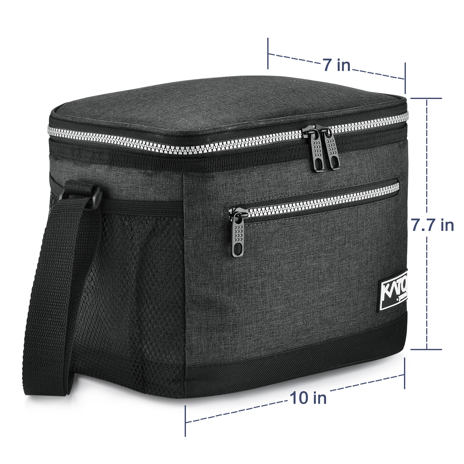 Tirrinia Insulated Lunch Bag, Medium, Charcoal photo 6