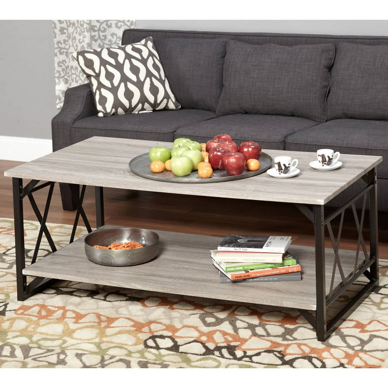Free Shipping! TMS LenyXX Coffee Table with Storage Shelf, Double